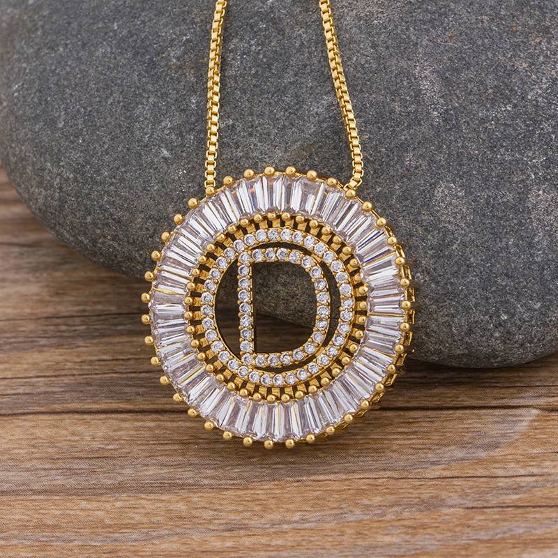 Sunbeam Initial Pendant Necklace