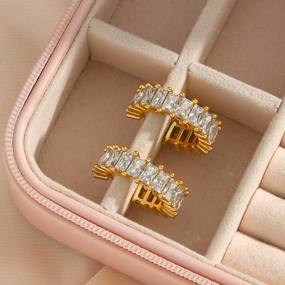 Shine Bright Zircon Earrings