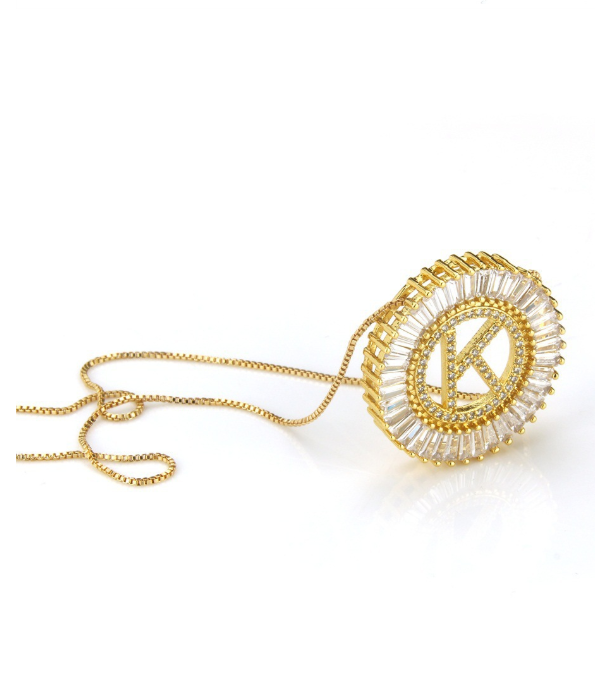 Sunbeam Initial Pendant Necklace