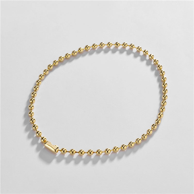 Gold Ball Chain Necklace