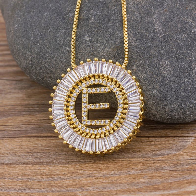 Sunbeam Initial Pendant Necklace