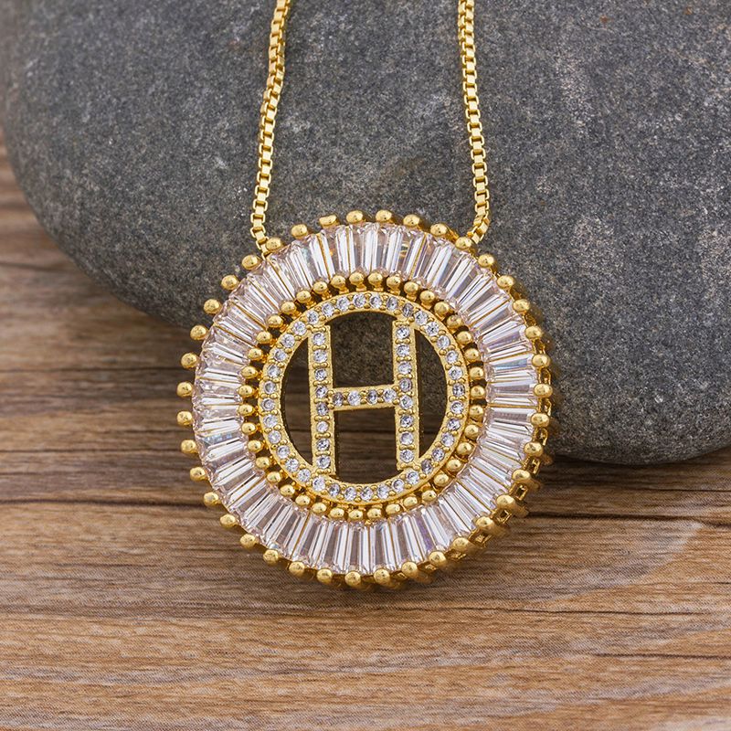 Sunbeam Initial Pendant Necklace