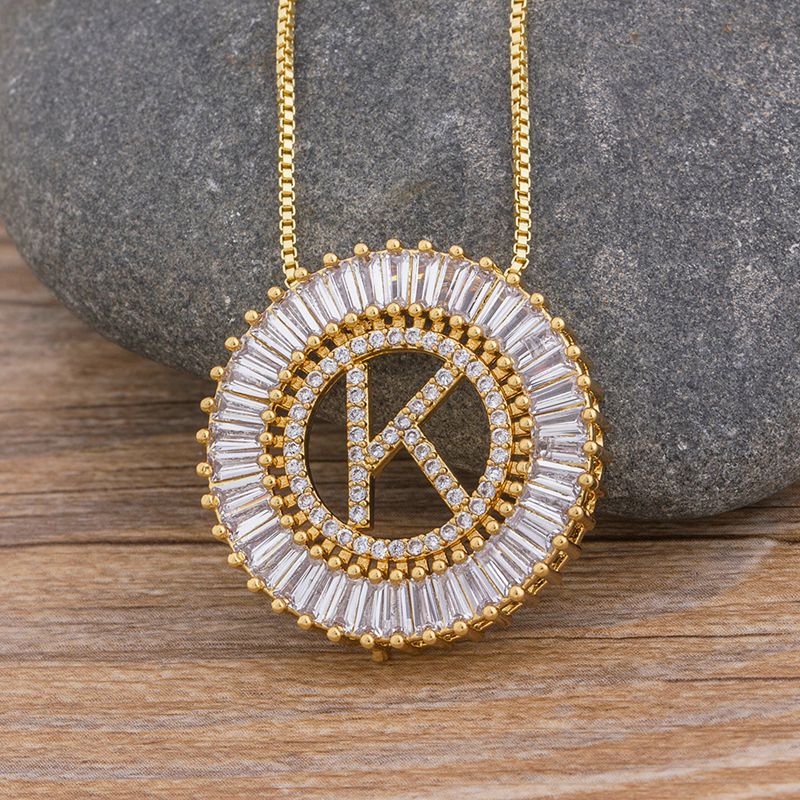Sunbeam Initial Pendant Necklace