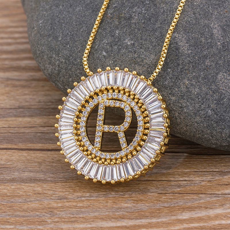 Sunbeam Initial Pendant Necklace