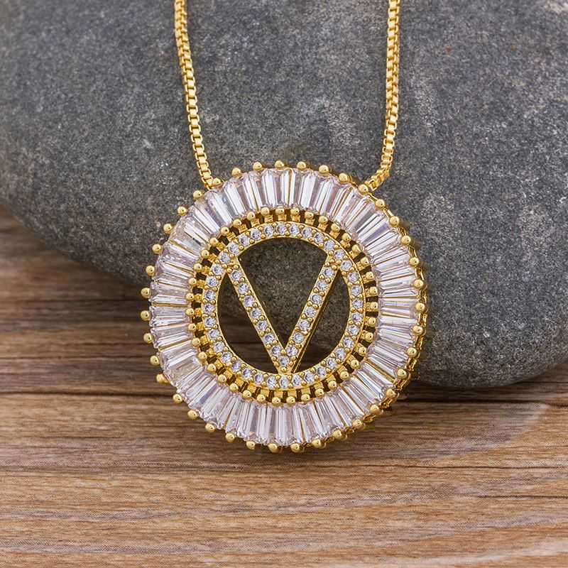Sunbeam Initial Pendant Necklace