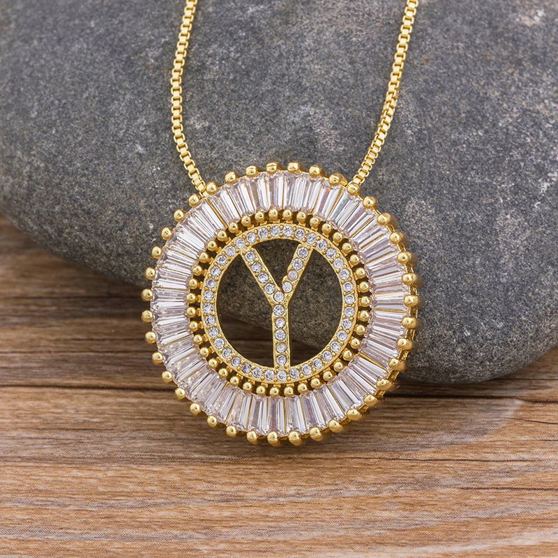 Sunbeam Initial Pendant Necklace
