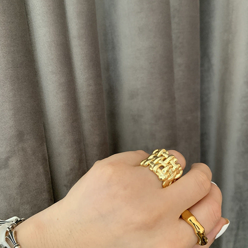 Basket Weave Style Ring