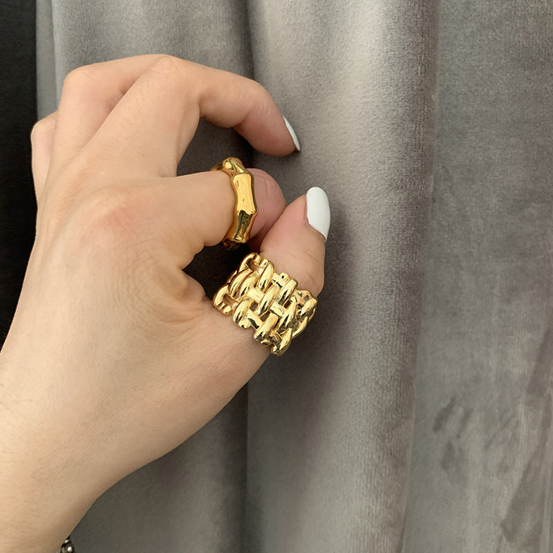 Basket Weave Style Ring