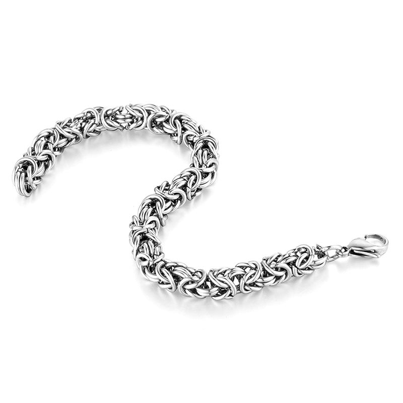 Gold Overlay Titanium Bracelet