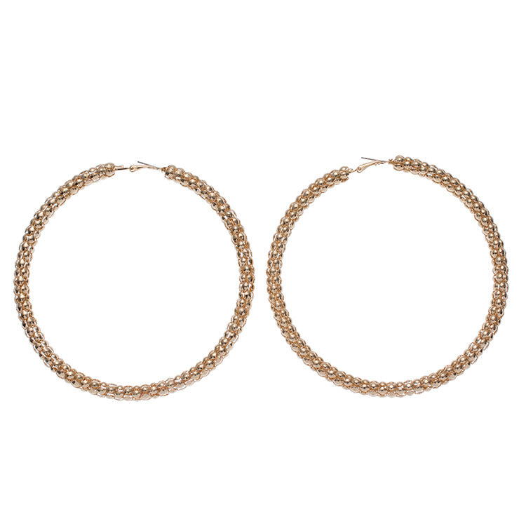 Glam Gold Hoop Earrings