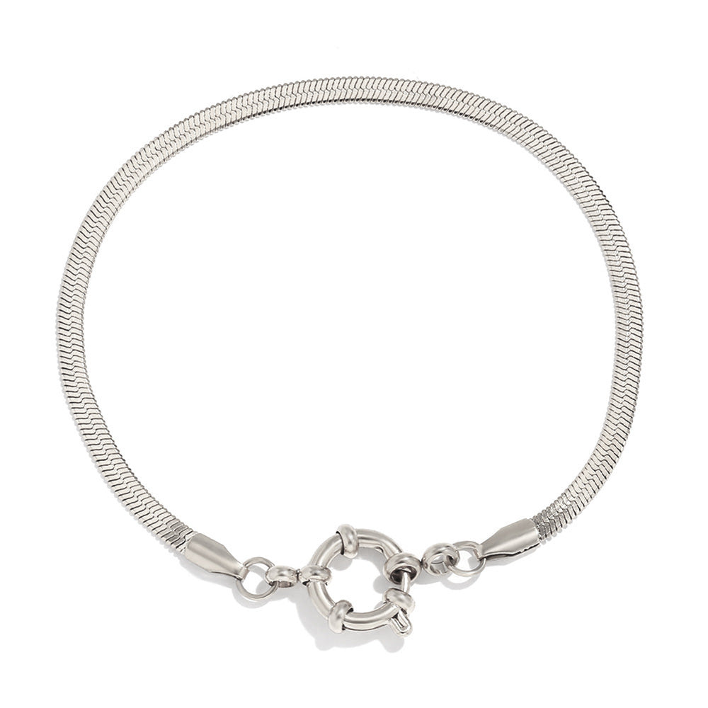 18K Gold Plated Slingshot Buckle Bracelet