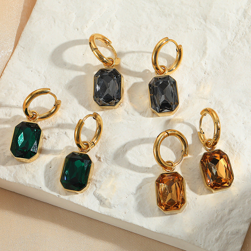 Stylish Polygon Pendants Earrings
