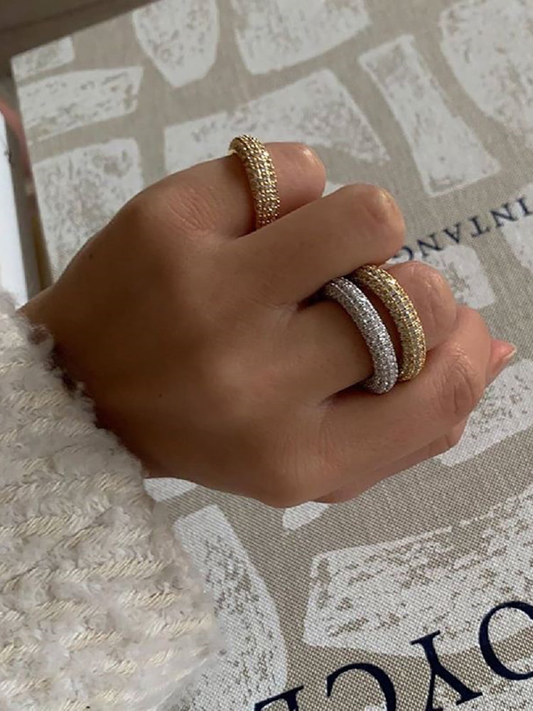 Infinity Pavé Ring