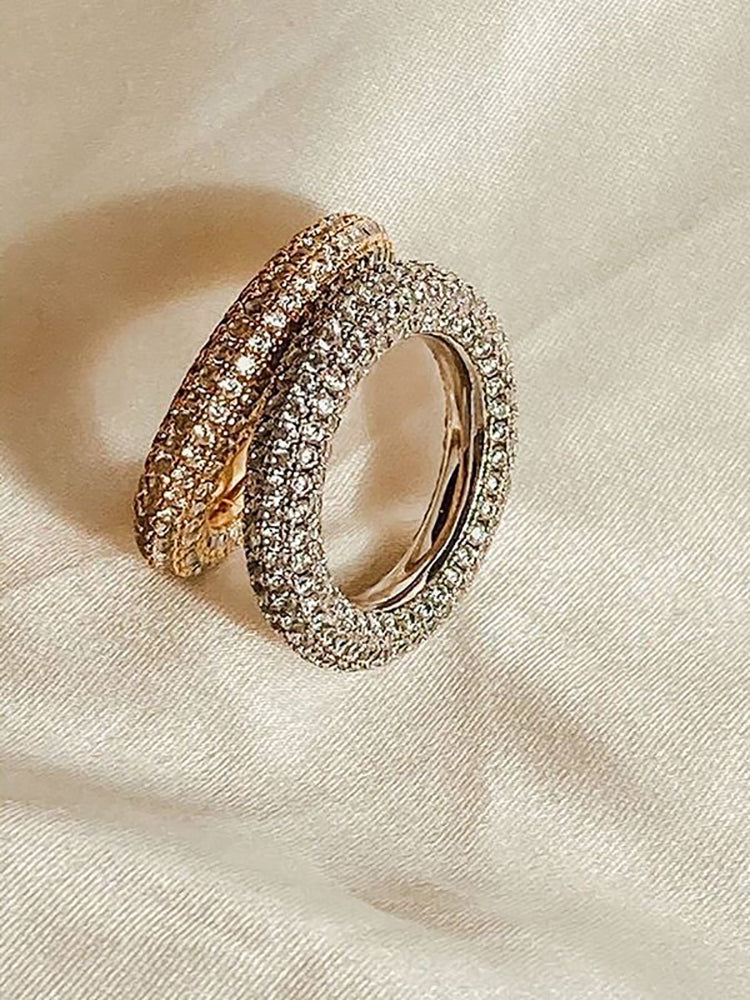 Infinity Pavé Ring