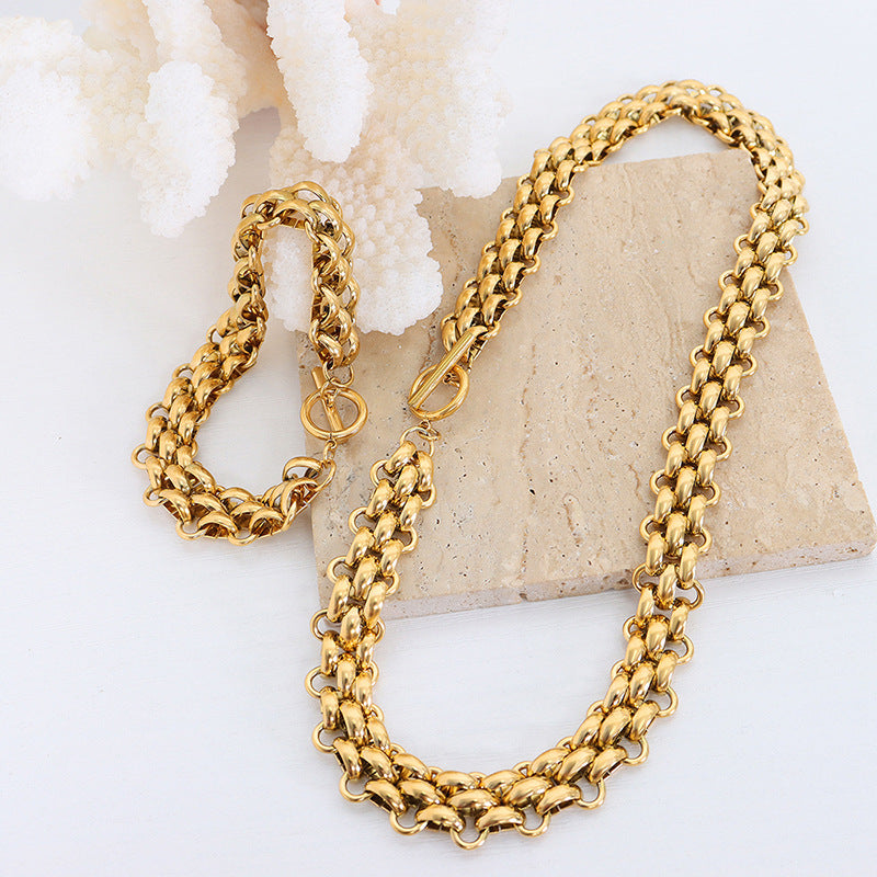 Triple Rolo Design Bracelet