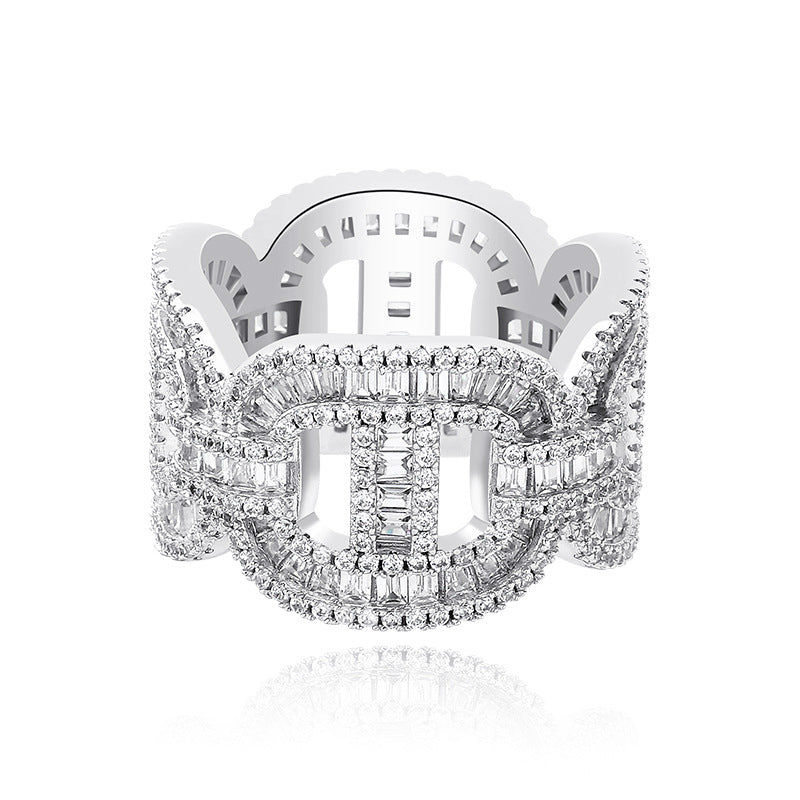 Bezel Link Ring
