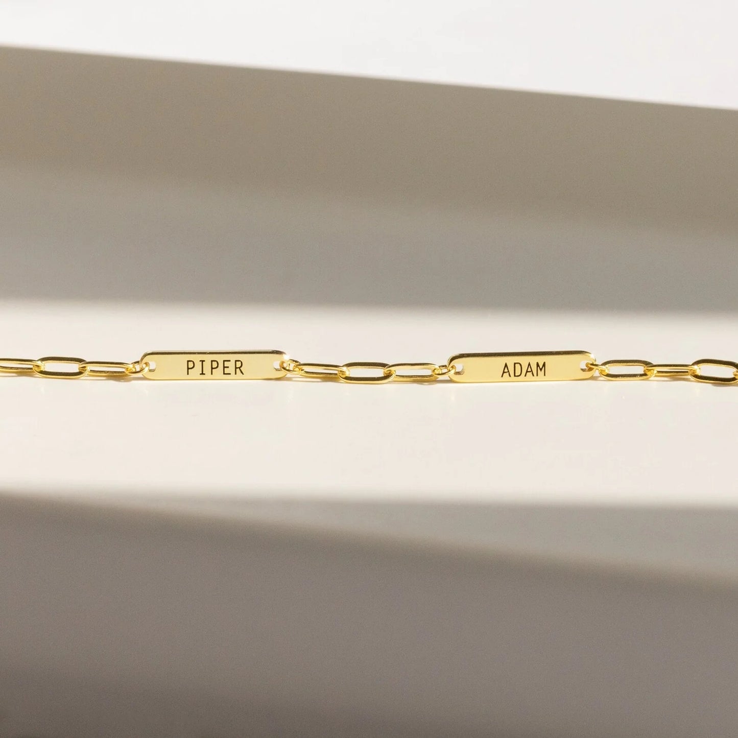 Personalized 3 Bar Name Necklace