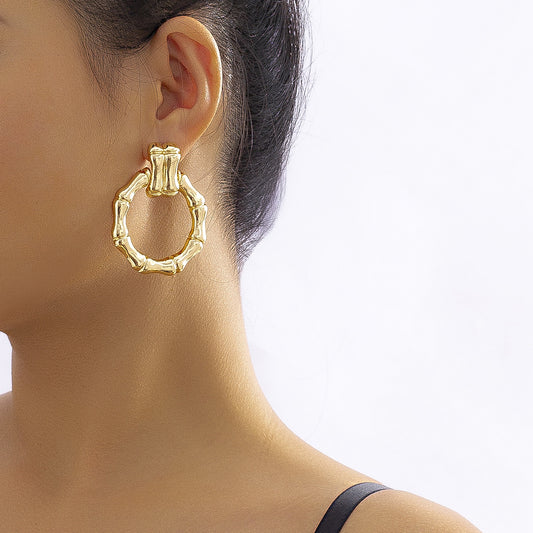 Double Bamboo Earrings