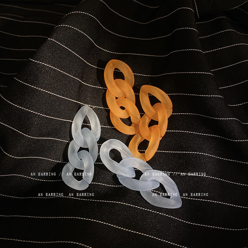 Linked Acrylic Earrings