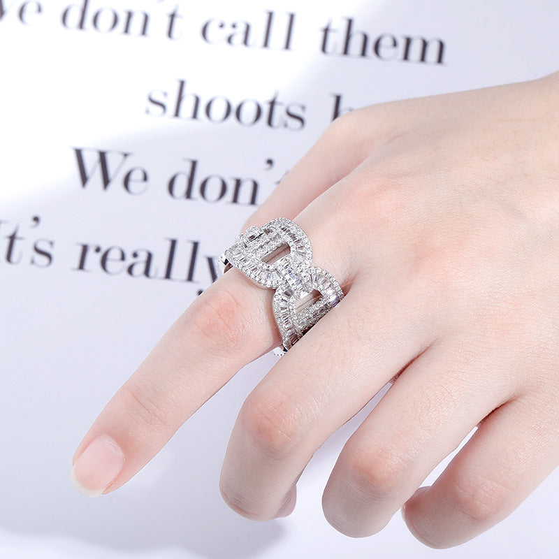 Bezel Link Ring