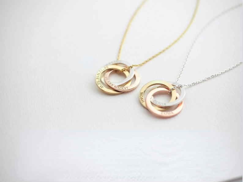Eternity Custom 3 Ring Necklace