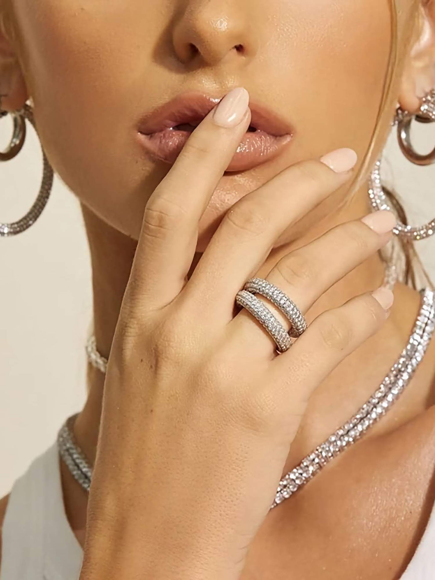 Infinity Pavé Ring
